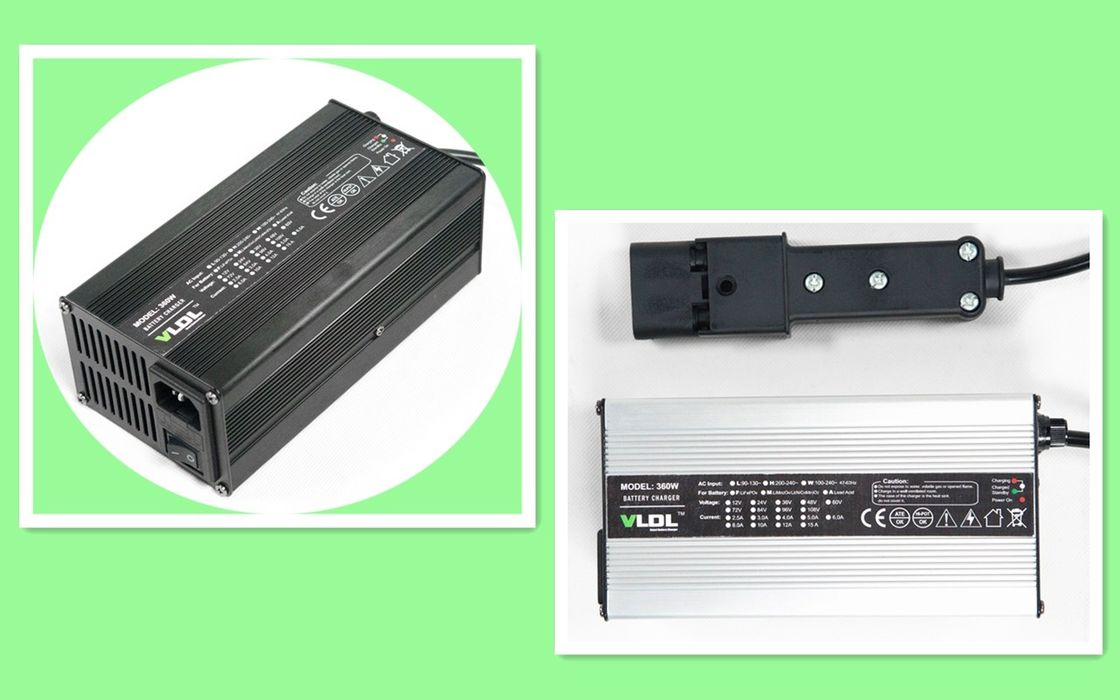 De veilige 360 Lader van de Watts36v 8A Automatische SLA Batterij voor Elektrische Motorfietsen